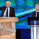 Illustration for article titled Bernie Sanders Refuses Flashy ABC Podium In Favor Of Own Humble, Homemade Lectern